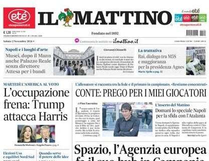 Il Mattino: "Conte: Prego per i miei giocatori"