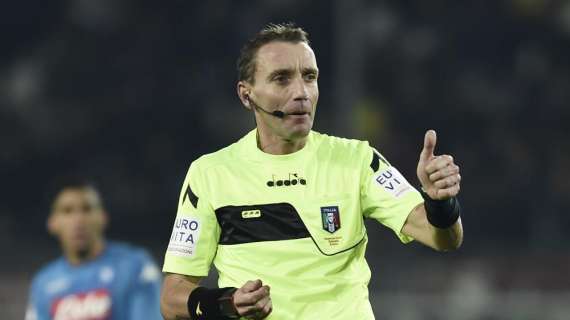 Fiorentina-Napoli, dirigerà Mazzoleni: i numeri dell'arbitro con gli azzurri