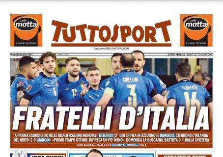 PRIMA PAGINA - Tuttosport: “Fratelli d’Italia”