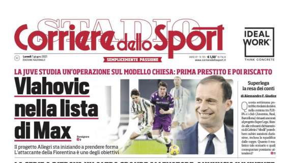 PRIMA PAGINA - CdS: "Il giorno di Sarri"