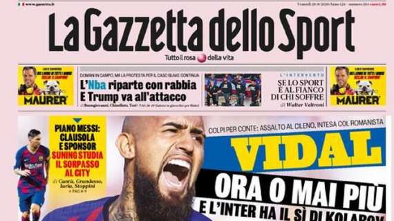 PRIMA PAGINA - Gazzetta: "Il Milan ritrova Ibra: 7 mln per un anno"