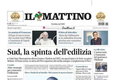 PRIMA PAGINA – Il Mattino: “Paradiso Napoli, futuro di Osimhen si tinge d’azzurro”