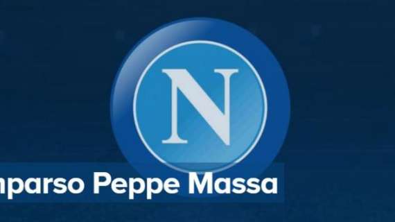 SSC Napoli ricorda lo scomparso Peppe Massa: "Indimenticato protagonista della storia azzurra"