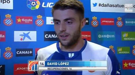 Sánchez trattiene David Lopez all'Espanyol: "E' un pilastro in mezzo al campo, per noi è fondamentale"