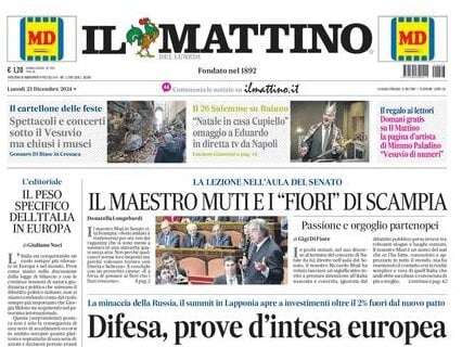 Il Mattino: "Conte ci crede: non cambia niente"