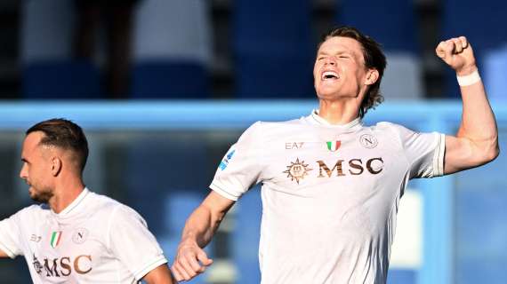 Sassuolo-Napoli 0-2 (McTominay 17', De Bruyne 57'): buona la prima per il Napoli!