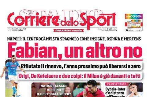 PRIMA PAGINA - Cds Campania: “Fabian, un altro no”