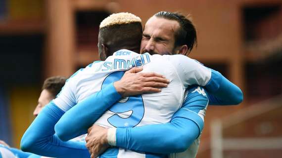 Il Napoli come il City: 6 giocatori hanno segnato almeno 5 gol