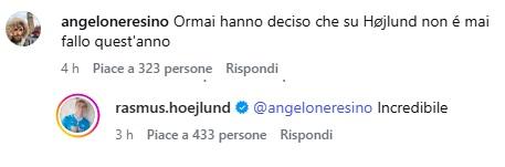 "Hanno deciso che su Hojlund non é mai fallo", il danese risponde: "Incredibile"