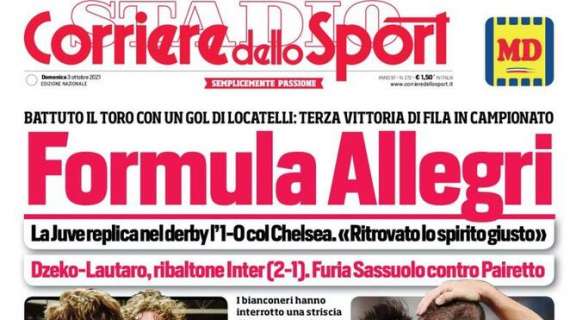 PRIMA PAGINA - CdS: "Spalletti, ora il test è di Italiano"