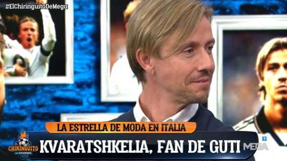 VIDEO - Guti a Kvaratskhelia: "Se vieni al Real Madrid ti faccio un regalo"