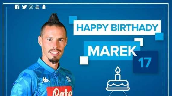 FOTO - Dal Napoli auguri speciali per Hamsik: elencati tutti i record del capitano azzurro