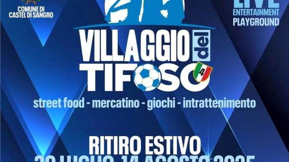 Castel di Sangro, arriva il “Villaggio del tifoso”: giochi, intrattenimento e buon cibo