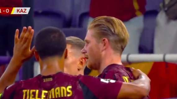 De Bruyne stacca Hazard: secondo marcatore di sempre del Belgio, dietro a Lukaku