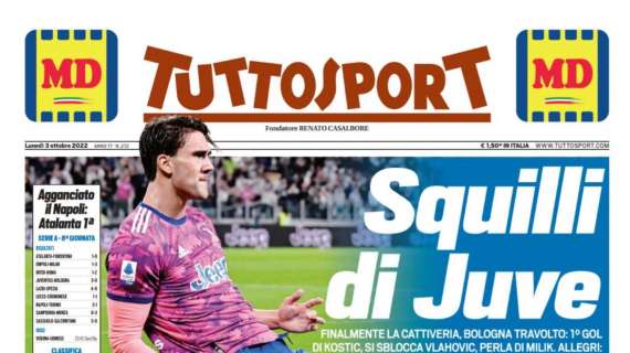 PRIMA PAGINA - Tuttosport: "Squilli di Juve"