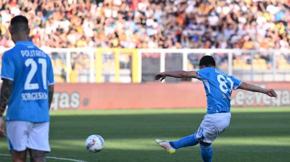 Lecce-Napoli 0-1 (Raspadori 24'): gli azzurri vincono e volano a +6!