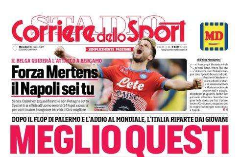PRIMA PAGINA - CdS Campania: “Forza Mertens, il Napoli sei tu”