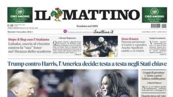 Il Mattino: "Lukaku, caccia al riscatto contro la "sua" Inter nel Meazza dello scudetto"