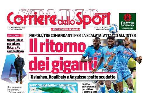 PRIMA PAGINA - CdS Campania: “Il ritorno dei giganti”
