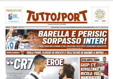 PRIMA PAGINA - Tuttosport: “Guaio Napoli: Ghoulam e Koulibaly positivi”