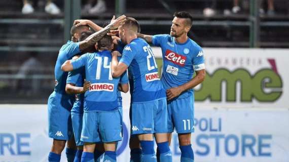 Il commento della SSC Napoli: "A Trento si respira aria di Serie A, Callejon con il 'guanto' sopraffino"
