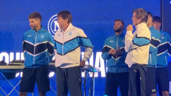 Presentazione squadra, Conte: "Qui solo chi ha senso d'appartenenza e suda la maglia"