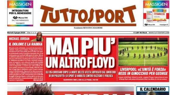 PRIMA PAGINA - Tuttosport: "Mai più un altro Floyd!"