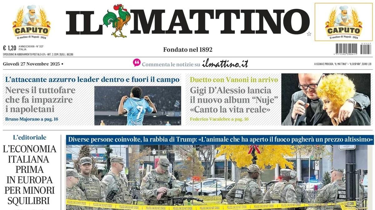 Il Mattino: "Neres il tuttofare che fa impazzire i napoletani"