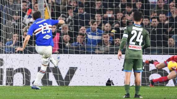 Samp, Gabbiadini: "Il Napoli non ti perdona nulla, dovevamo essere più cattivi"