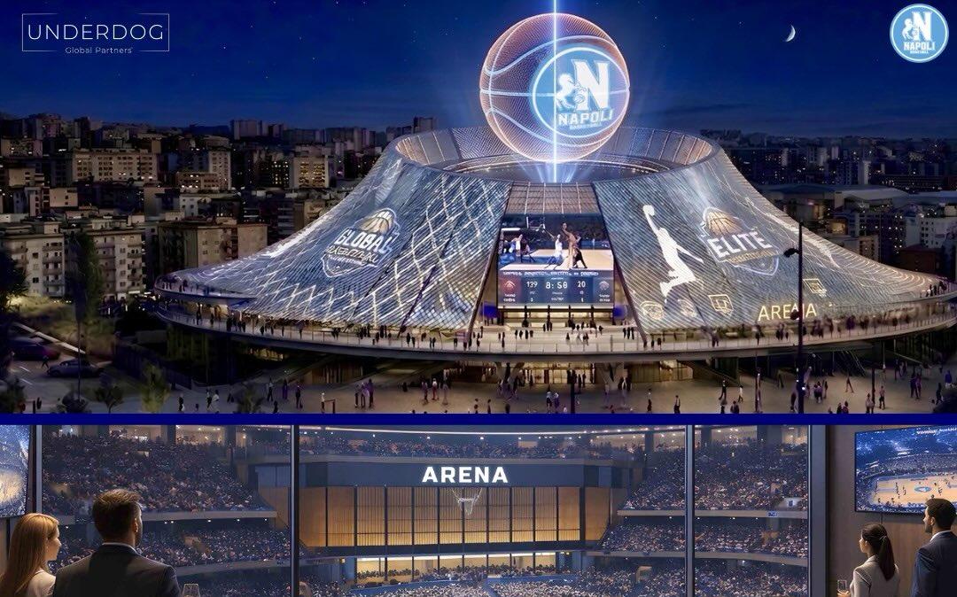 Pres. Napoli Basket presenta il nuovo palazzetto: struttura da sogno, tutti i dettagli