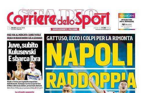 PRIMA PAGINA - CdS Campania: "Napoli raddoppia: in chiusura Lobotka, ma c'è un'altra sorpresa"