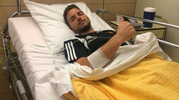 FOTO - Mertens dall'ospedale: "Sto bene, grazie per il vostro sostegno!"