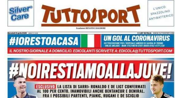 PRIMA PAGINA - Tuttosport su Belotti: "Gallo d'Italia"