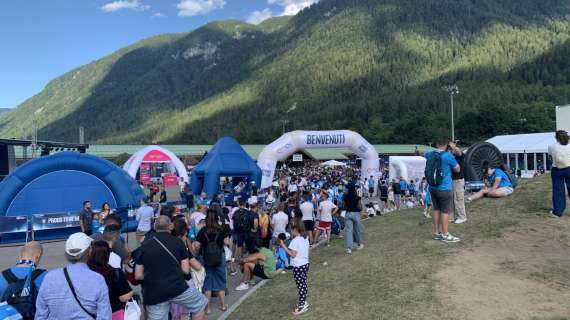 Dimaro, fila chilometrica fuori ai cancelli: stadio sold-out!
