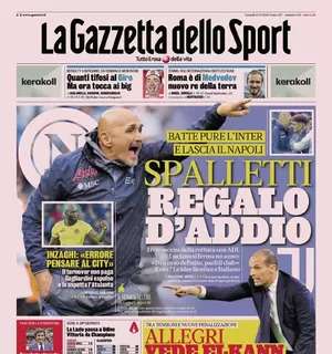 PRIMA PAGINA - Gazzetta: "Spalletti, regalo d'addio"