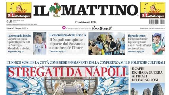 Il Mattino: "Caporetto Italia. Spalletti perde 3-0 in Norvegia: Mondiale a rischio"