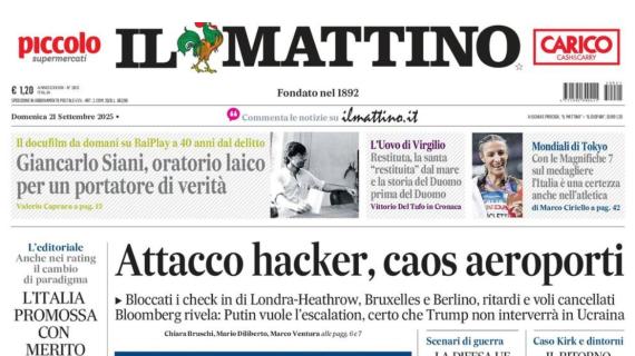 Il Mattino: "Domani c’è il Pisa, scatta il turnover nel Napoli”