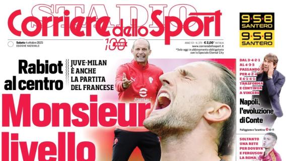 Corriere dello Sport: "L'evoluzione di Conte"