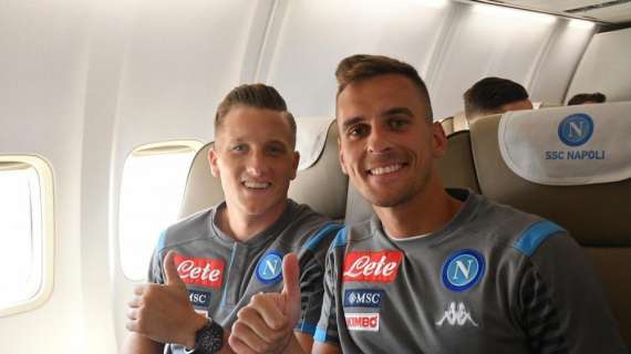FOTO - SSC Napoli in partenza: "Arriviamo Miami!"