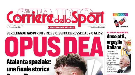 Corriere dello Sport apre con le parole di ADL: “Gasperini non me lo perdo”