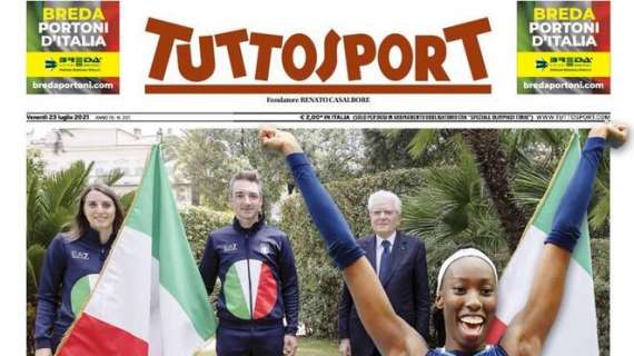 PRIMA PAGINA - Tuttosport: "Fate i nostri Giochi"
