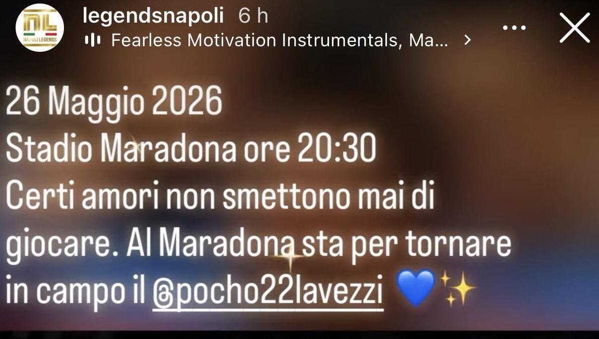 Non solo Insigne, anche Lavezzi torna a giocare al Maradona! L'annuncio social