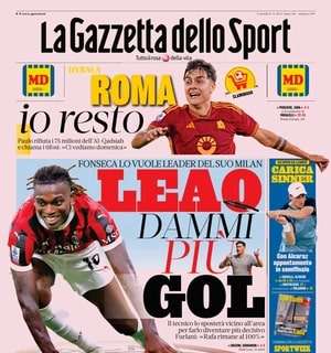 Gazzetta dello Sport: “Leao, vogliamo più gol. Koop, tutto è pronto”