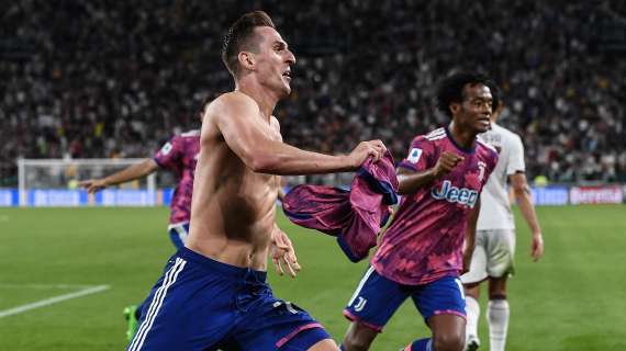 Juventus, allarme Milik in vista della Champions: problema fisico per il polacco