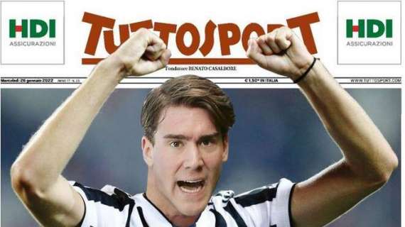 PRIMA PAGINA - Tuttosport: "La Juve di Vlahovic"