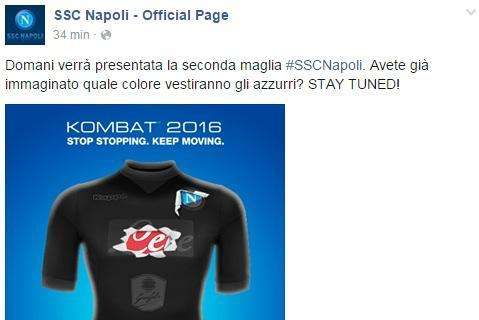 FOTO - SSC Napoli annuncia: “Domani verrà presentata la seconda maglia”