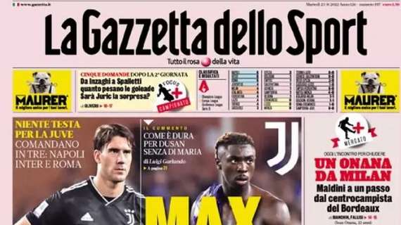 PRIMA PAGINA - Gazzetta: "Napoli pazza per Kvara"