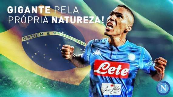 FOTO - La SSC Napoli su twitter festeggia Allan e l'account azzurro per il Brasile esplode: "Meritatissima!"