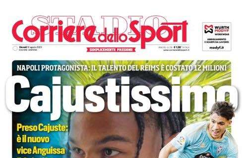 PRIMA PAGINA - CdS Campania: "Cajustissimo"