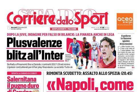PRIMA PAGINA - CdS Campania: "Napoli, come a San Siro"
